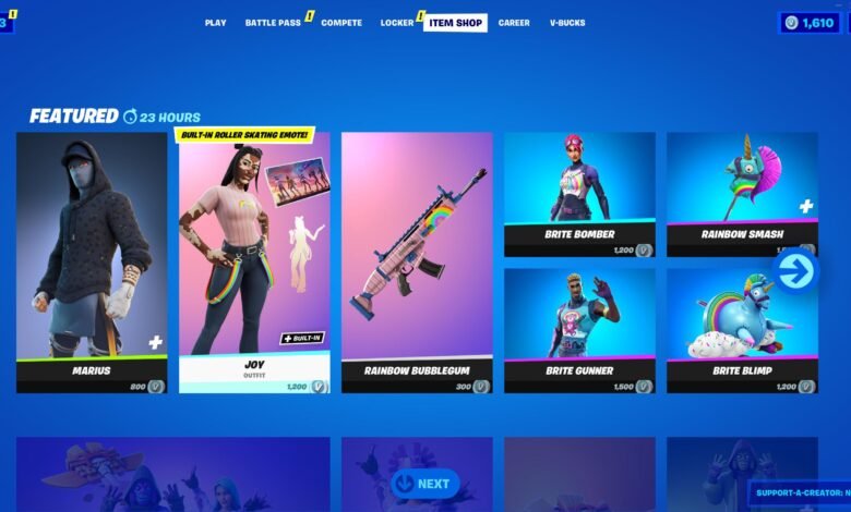 Fortnite Item Shop